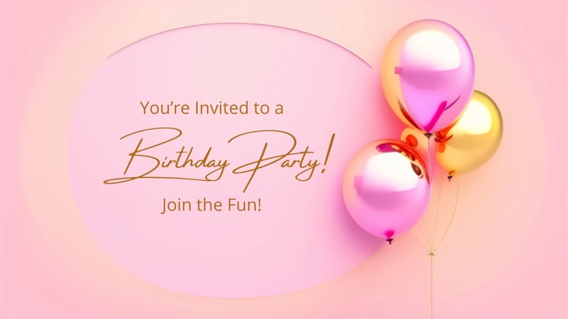 Foil Dazzle — Pink, Balloons, Glam, Simple