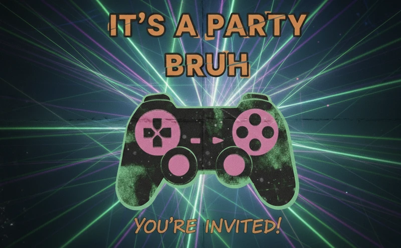 It's a Party, Bruh! — Gaming, Video Game, Controller, Lasers