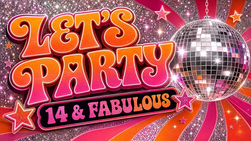 Disco Party — 14th Birthday, Disco Birthday