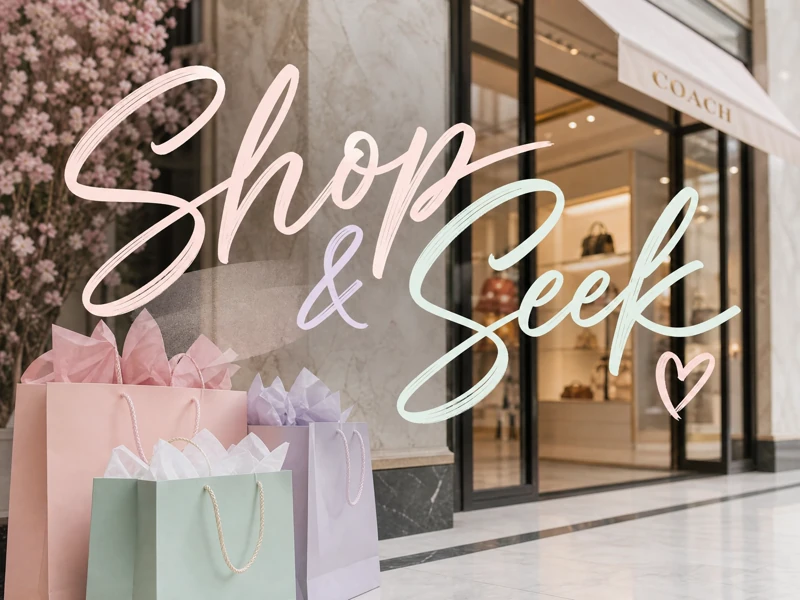Shop And Seek — Mall Scavenger Hunt, Shopping, Mall