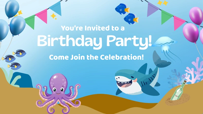 Under the Sea — Aquarium, Fish, Sea, Shark, Octopus