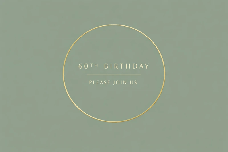 Amazing 60 — 60th Birthday, Sixty, Sixtieth