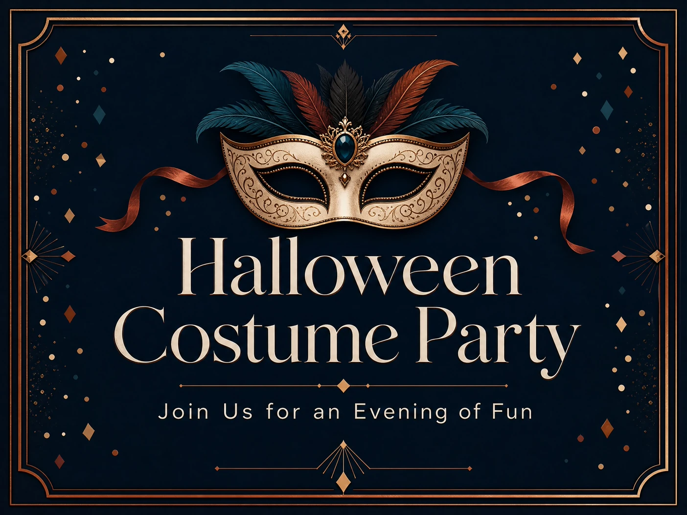 Evening Of Fun — Halloween Costume Party, Halloween Party, Mask, Corporate
