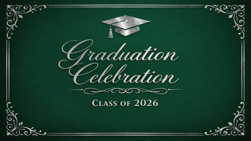 Graduation Celebration — Graduation Party, Grad, Graduation, Invitation, Class of 2026