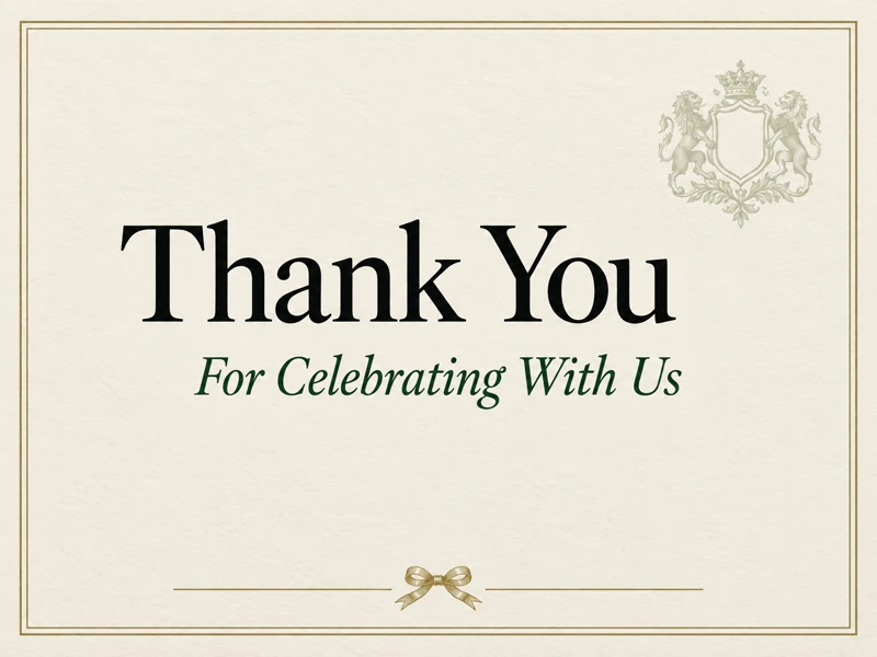 Thank You For Celebrating