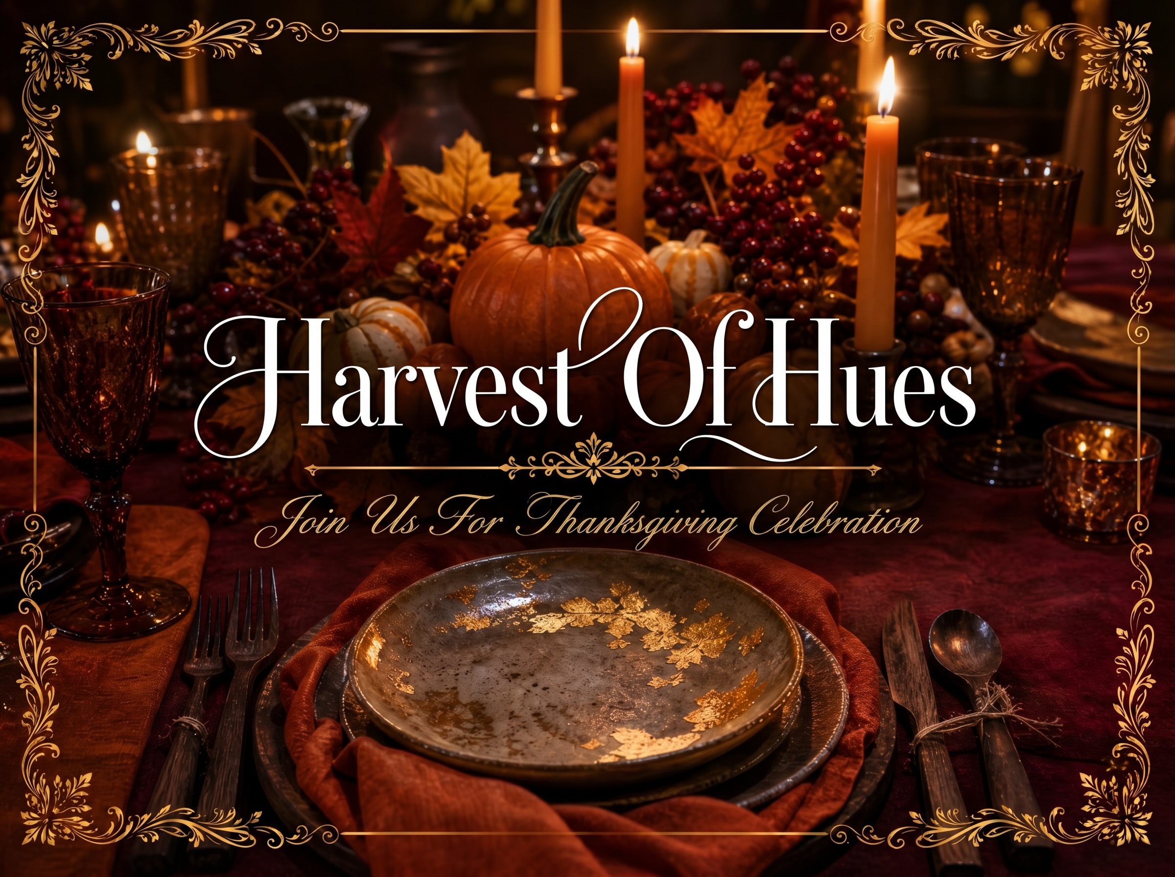 Thanksgiving Dinner Invitation