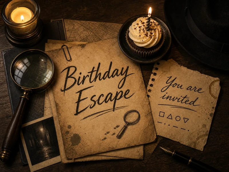 Birthday Escape — Escape Room, Adventure, Escape Room Birthday