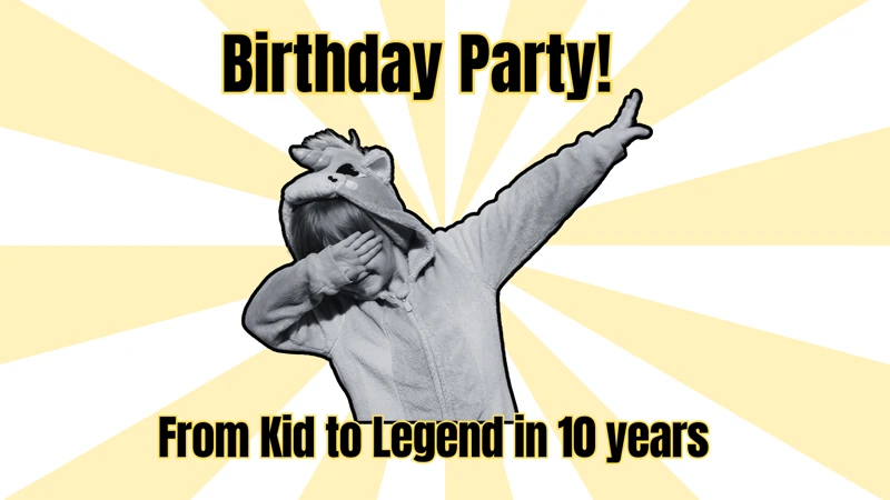 Legendary People — Dab, Funny, 10th Birthday, Ten
