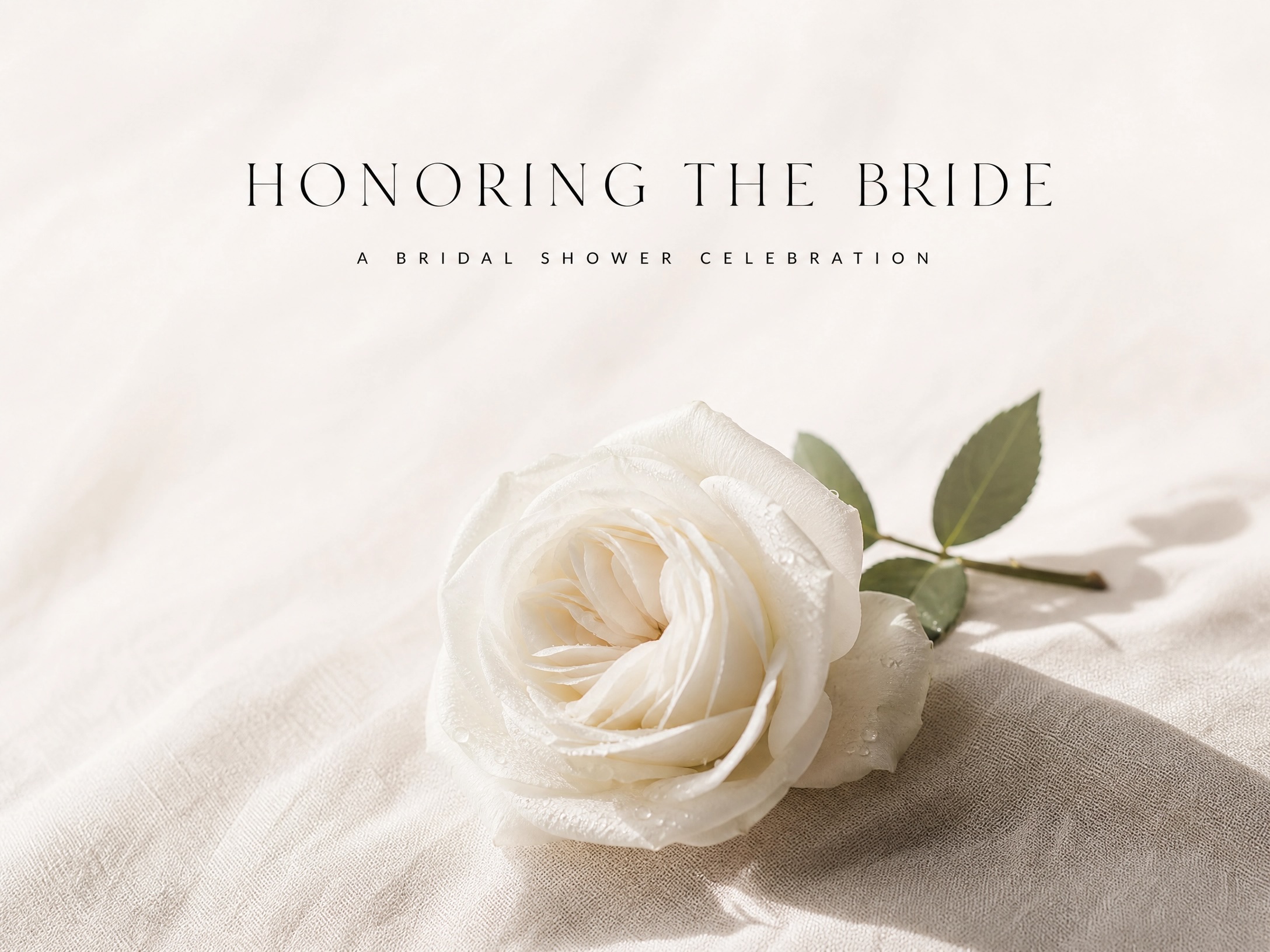 Honoring The Bride