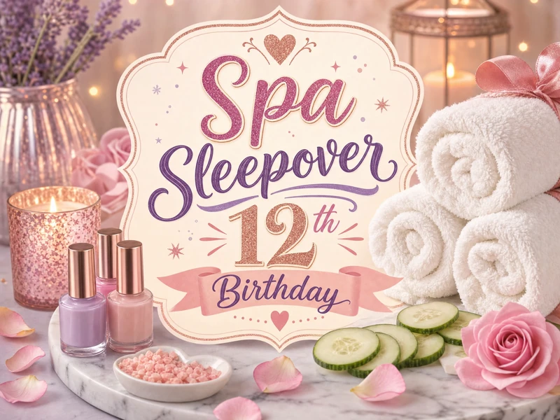 Spa Sleepover — 12th Birthday, Sleepover, Spa