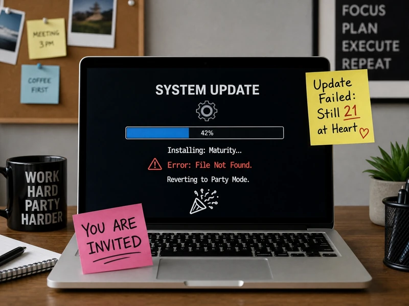 System Update — Funny, Maturity, 21 at Heart, Software Engineer