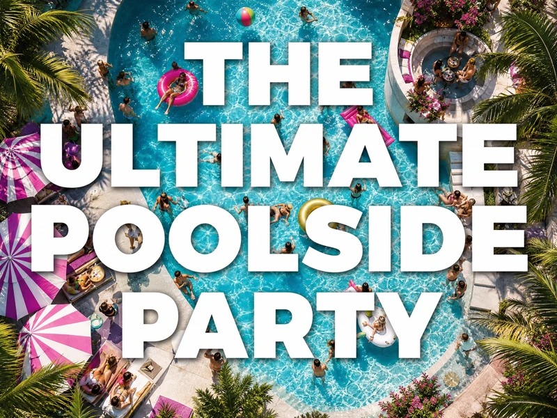 The Ultimate Poolside Party — Pool Party, Summer, Pool Party Birthday
