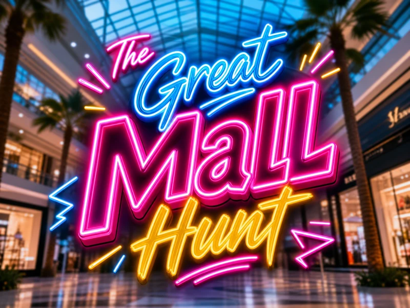 The Great Mall Hunt — Mall Scavenger Hunt, Shopping, Scavenger Hunt