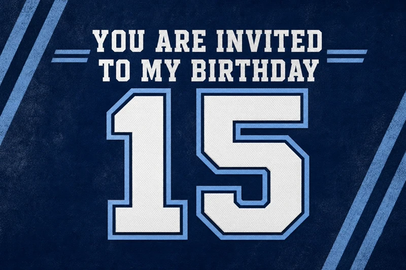 Team Player — 15th Birthday, Fifteenth, Sports