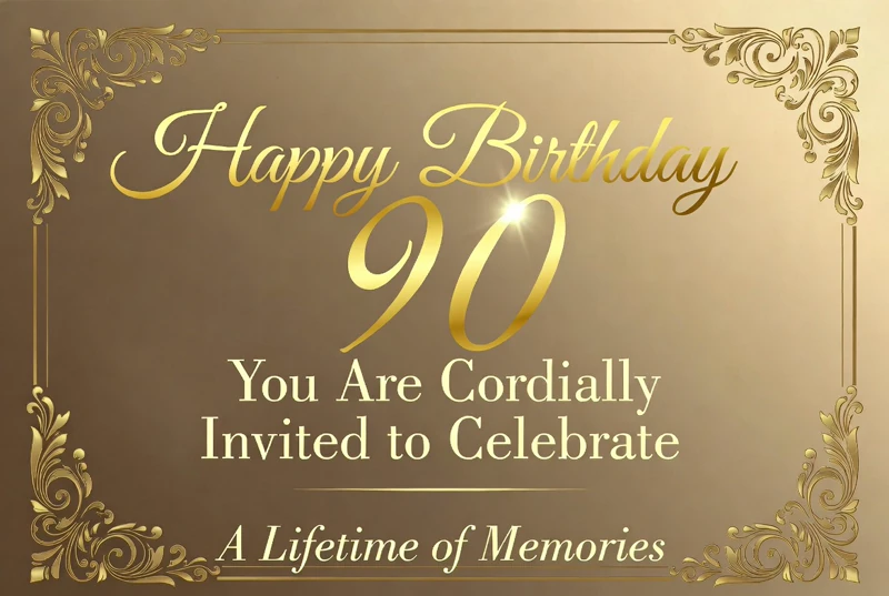 90th Celebration — 90th Birthday