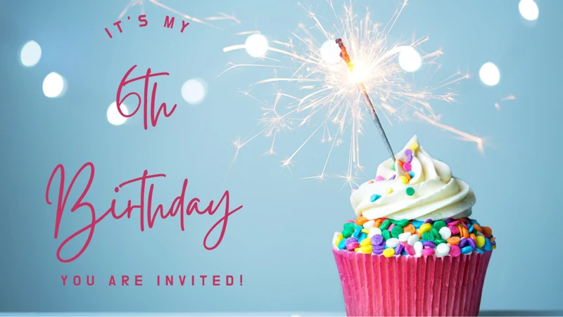 Six and Sparkles — Sixth, 6th Birthday, Cupcake, Sparkles, Sprinkles