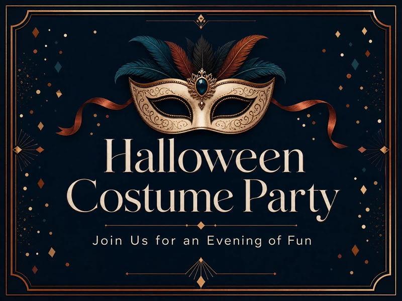 Evening Of Fun — Halloween Costume Party, Halloween Party, Mask, Corporate