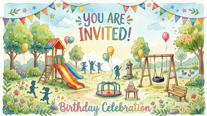 Fun and Play — Playground Birthday, Slide, Park, Slide