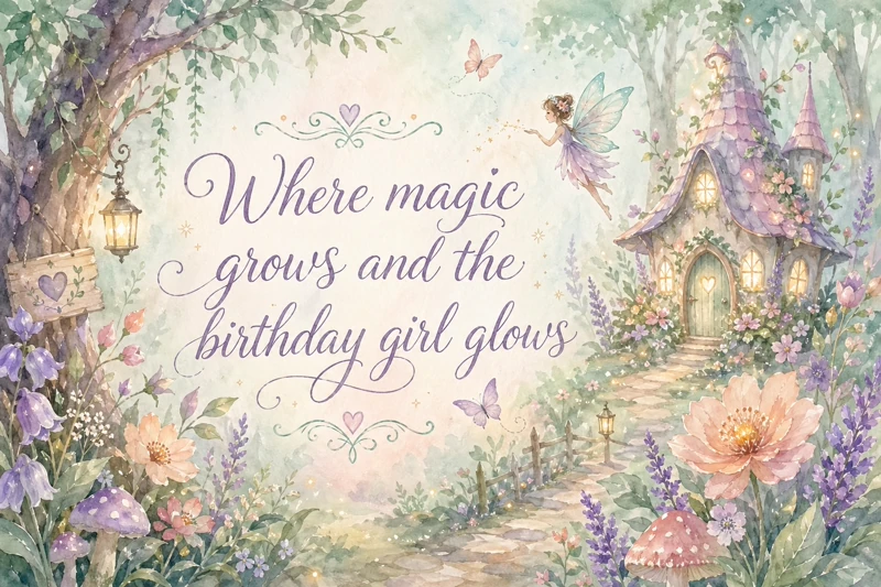 Magic Grows — Fairy Birthday, Fairy First Birthday