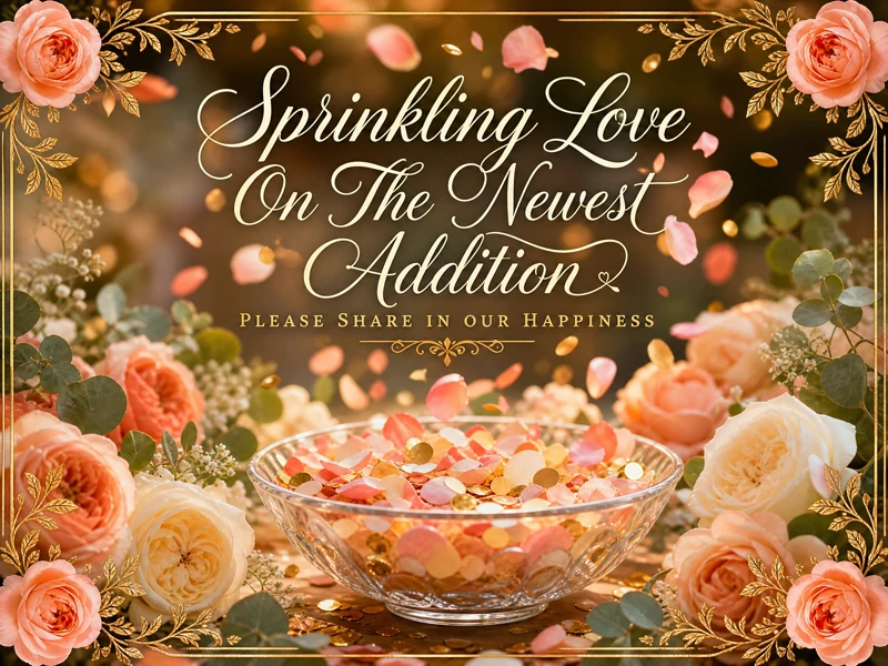 Sprinkling Love On The Newest Addition — Baby Sprinkle, Floral