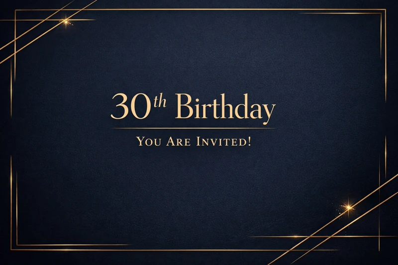 30 Years — 30th Birthday, Thirty