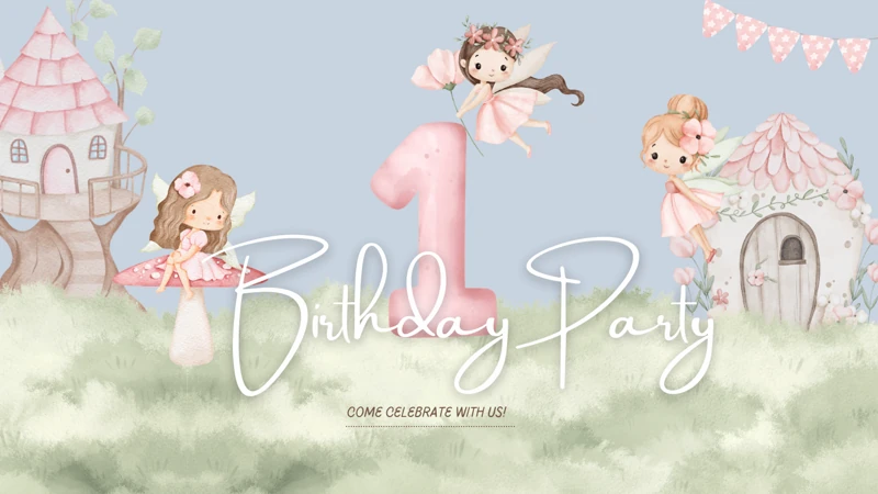 Fairies and First — First Birthday, Fairy Birthday, 1st, Fairy Forest