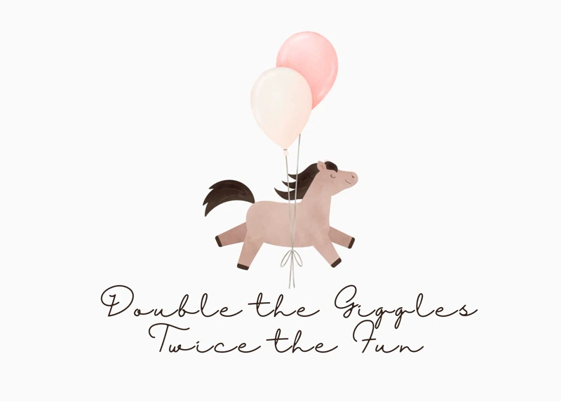 Babies and Ponies — Pony, Balloons, Animals, Two, 2nd Birthday