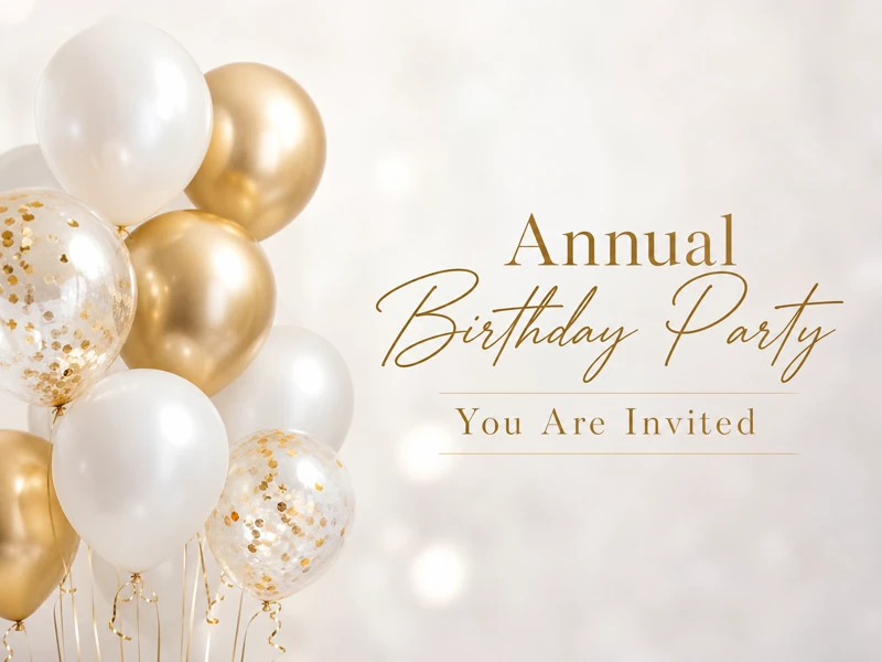 Annual Balloons And Stuff — Funny, Balloons, Minimalistic