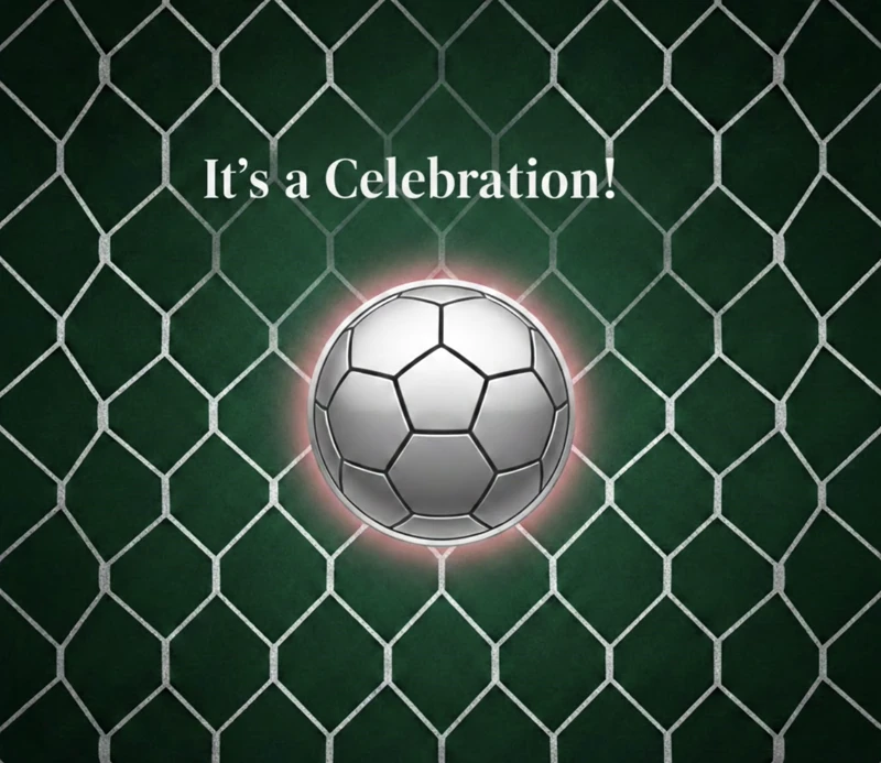 Soccer Spotlight — Soccer Birthday, Goal, Ball, Sports