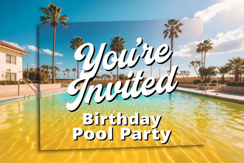 LA Vibes — Pool Party Birthday, Summer, Swim