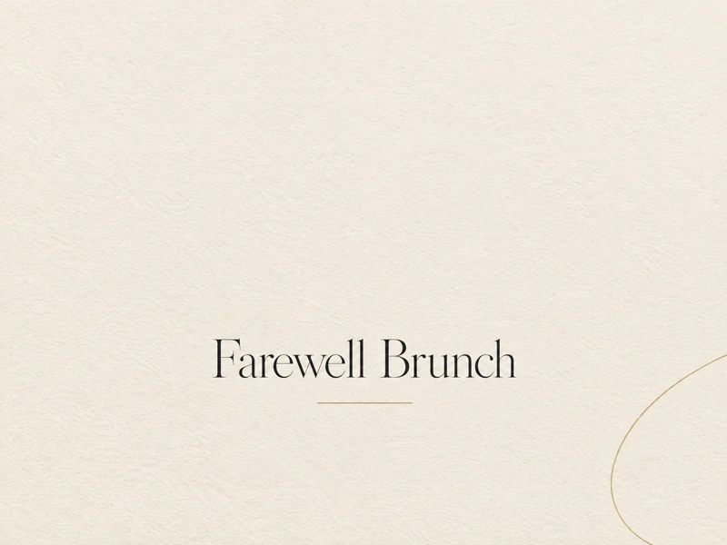 Farewell Brunch