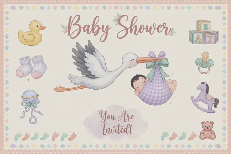 Baby Shower Celebration — Stork