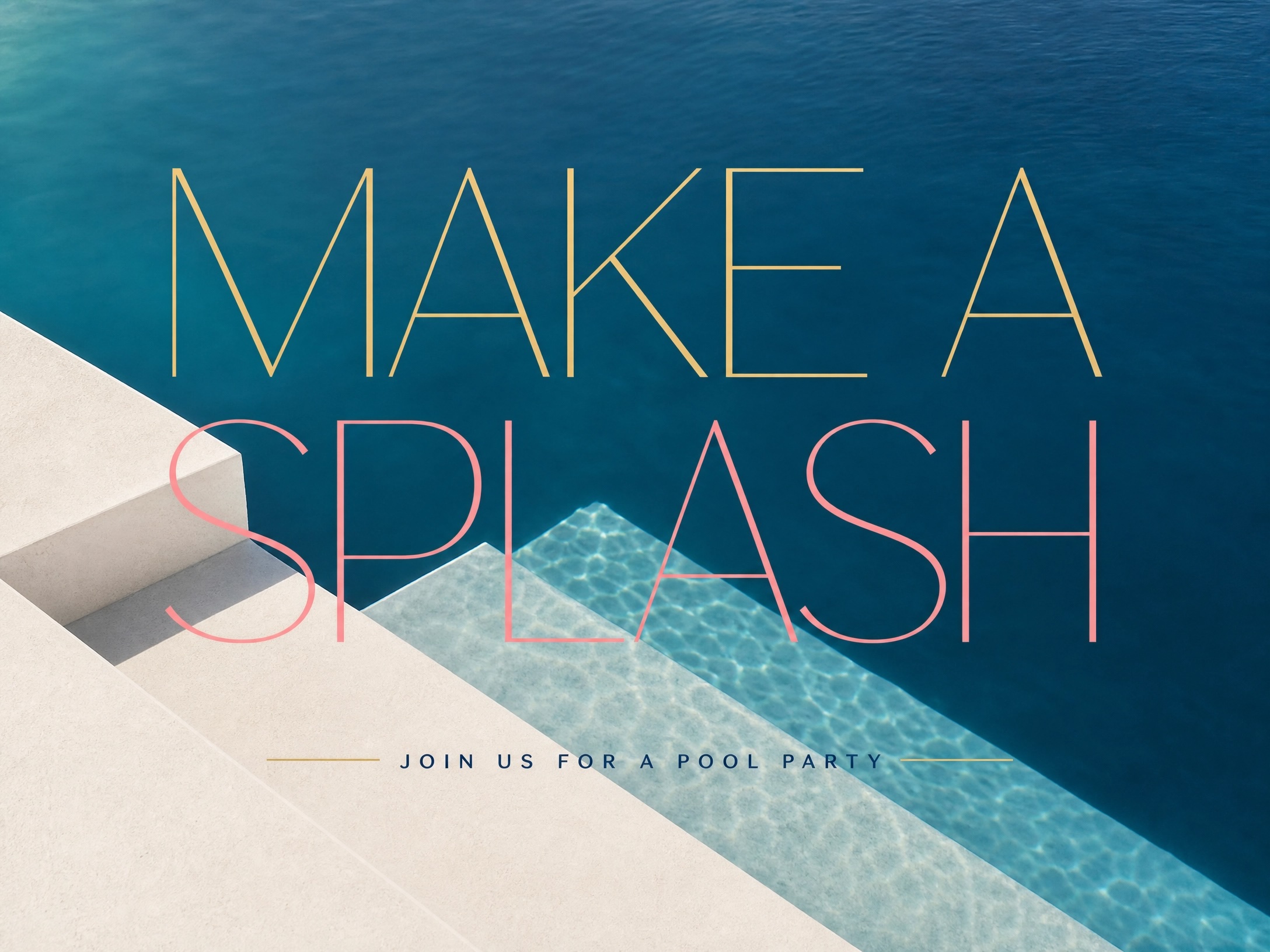 Make A Splash Invitation