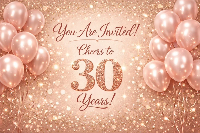 30 and Fabulous — 30th Birthday, Thirty