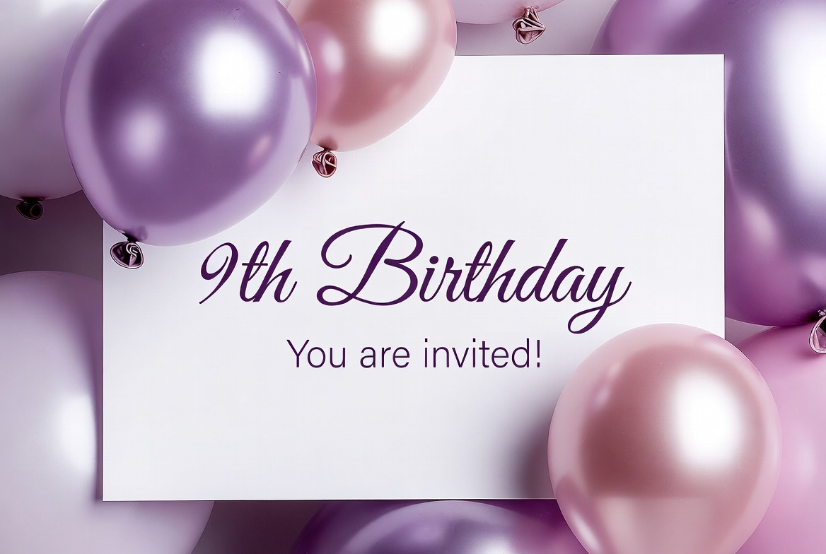 9th Birthday Fun