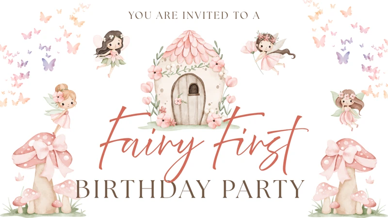 Fairy Magic — Fairy First Birthday, Fairy Birthday, First Birthday