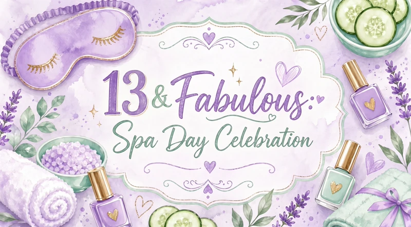 Extra Special — 13th Birthday, Spa Birthday, Sleepover Birthday, Purple, Spa