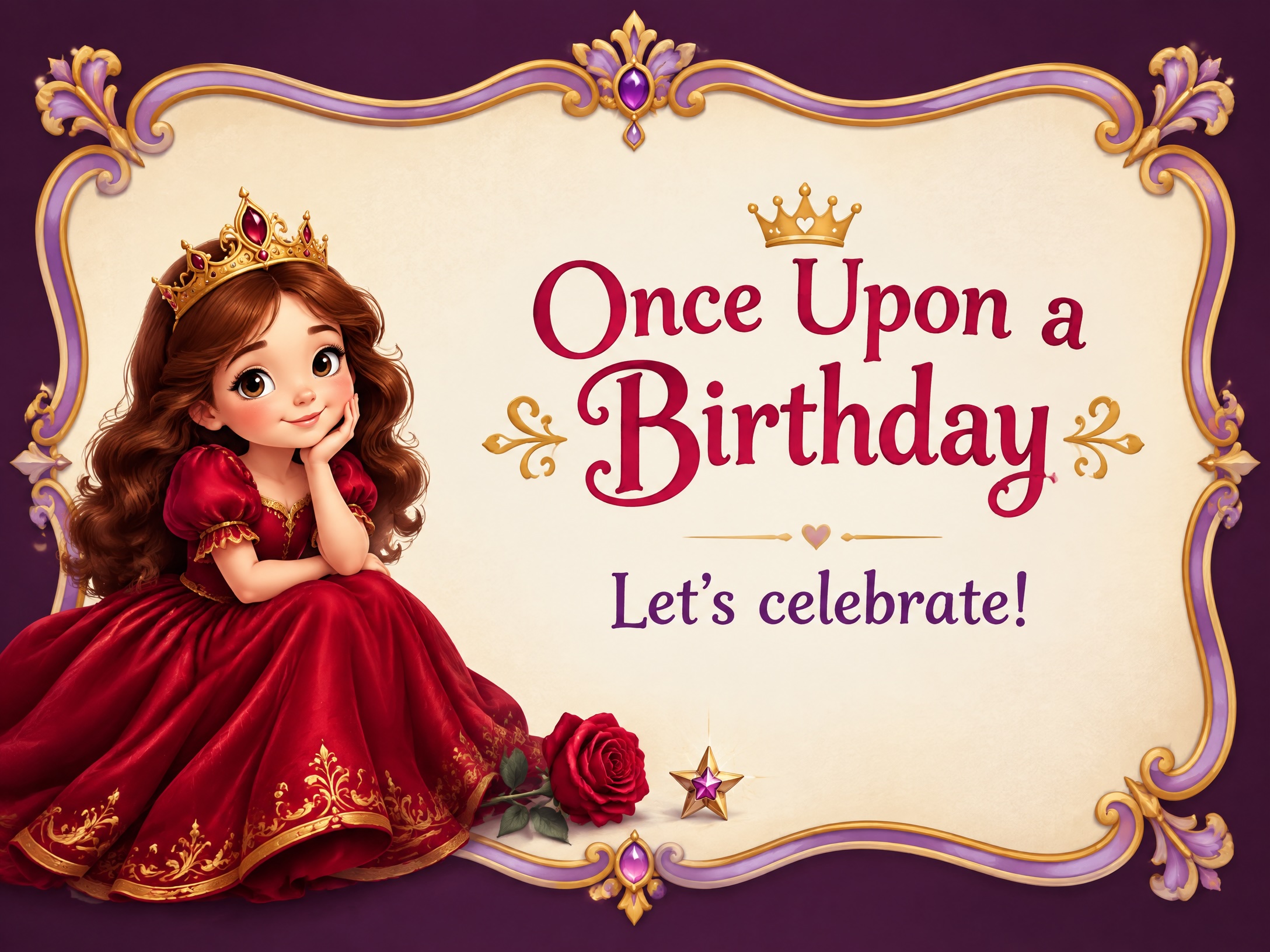 Princess Wishes — Princess Birthday, Dress, Crown