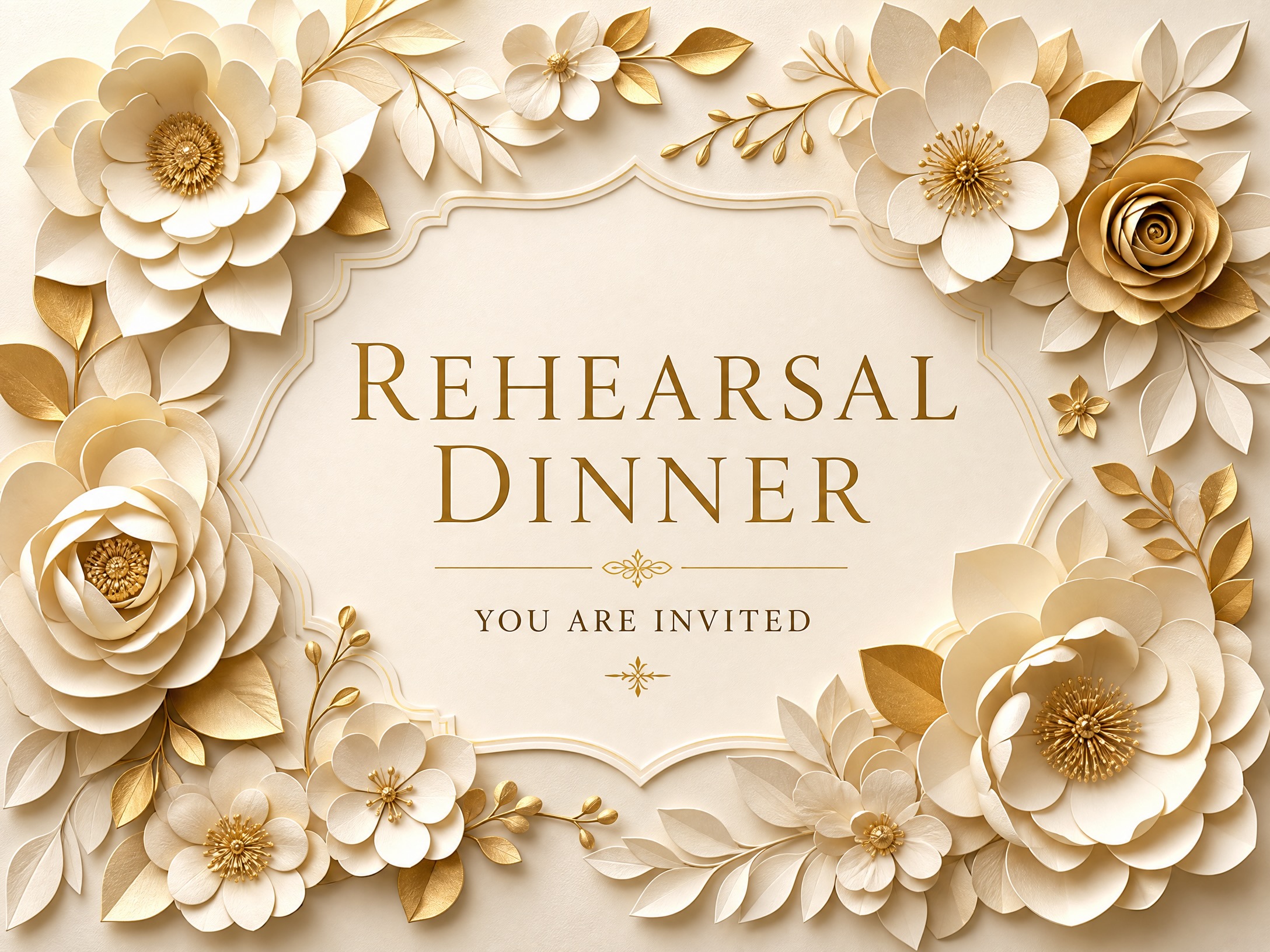 Rehearsal Dinner Invitation